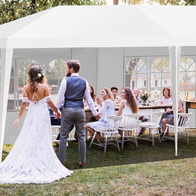 Costway 30 Ft. x 10 Ft. Steel Party Tent & Reviews | Wayfair